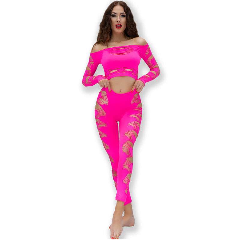 CHILIROSE - CR 4632 TOP & PANT FUCHSIA S/L CHILIROSE - CR 4632 TOP & PANT FUCHSIA S/L