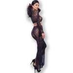 CHILIROSE - CR 4648 TOP & PANT BLACK S/L