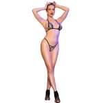 CHILIROSE - CR 4659 BIKINI SILVER S/M