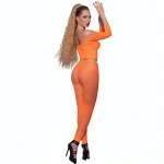 CHILIROSE - CR 4661 TOP & LEGGINS ORANGE S/M