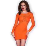 CHILIROSE - CR 4682 DRESS ORANGE S/M