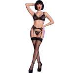 CHILIROSE - CR 4692 SET FOUR PIECES BLACK M