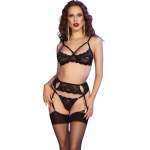 CHILIROSE - CR 4697 SET FOUR PIECES BLACK L