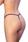 CHILIROSE - CR 4836 THONG KISS ME BLACK S/M