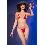 CHILIROSE - CR 4840 MICRO BIKINI RED S/M