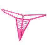 CHILIROSE - CR 4856 MICRO THONG REJILLA NEON PINK S/M
