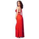 CHILIROSE - CR 4857 RED TOP AND PANTS SET SIZE XL