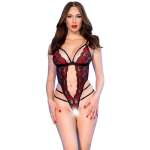 CHILIROSE - CR 4889 RED FLORAL BODY L/XL