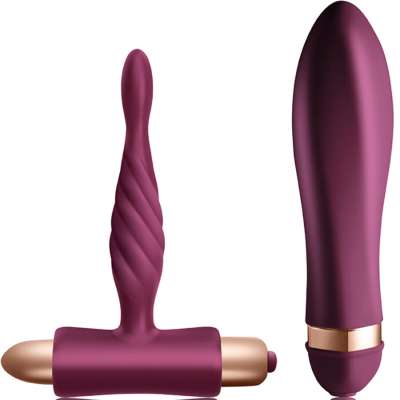 CLIMAXIMUM - DARE KIT TWISTED VIBRATOR + ANAL PLUG BEGINNER