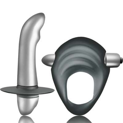 CLIMAXIMUM - ENTICE KIT COCK RING + PROSTATE VIBRATOR BEGINNERS