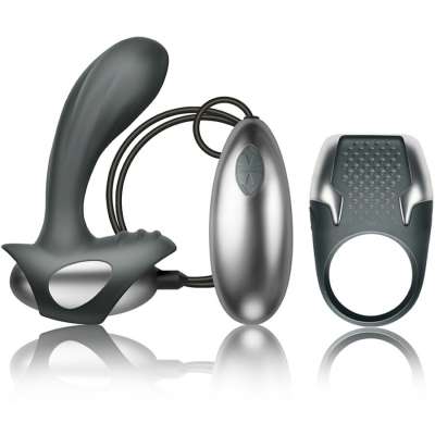 CLIMAXIMUM - EXCITE KIT COCK RING + WIRE PROSTATE MASSAGER