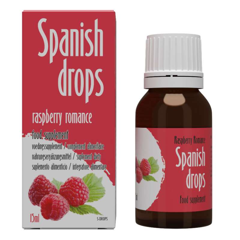 COBECO - SPANISH DROPS RASPBERRY ROMANCE 15 ML COBECO - SPANISH DROPS RASPBERRY ROMANCE 15 ML