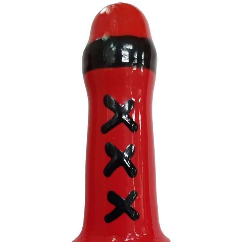 CONDOMERIE - HANDPAINTED NOVELTY CONDOMS AMSTERDAM RED