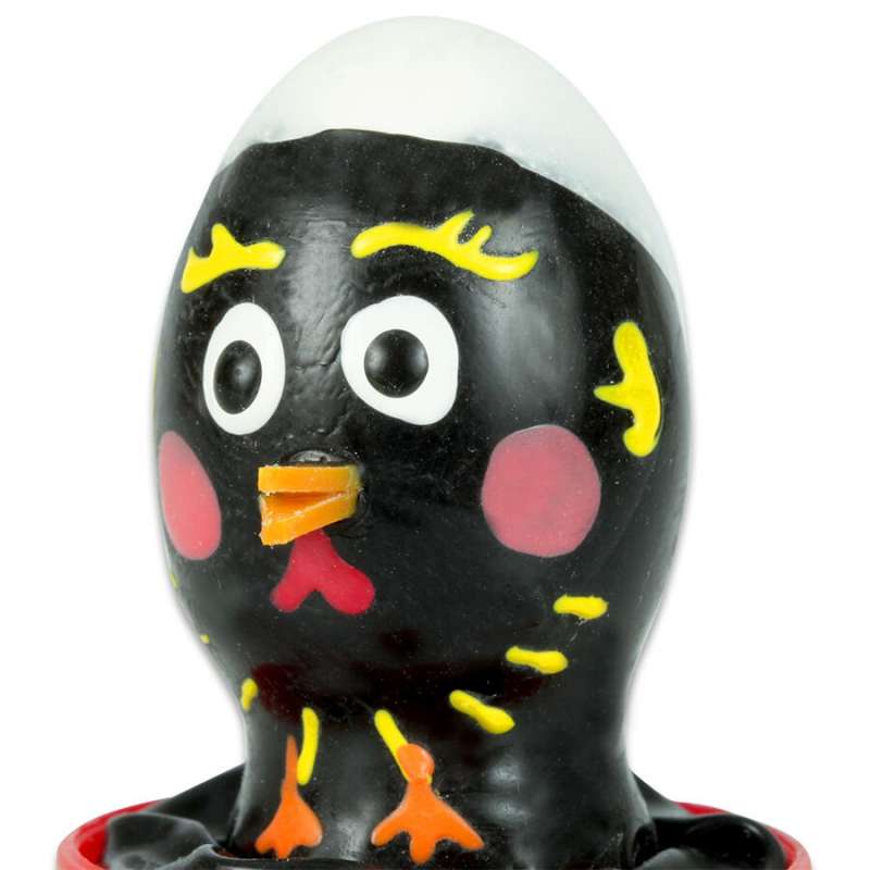 CONDOMERIE - HANDPAINTED NOVELTY CONDOMS CHICKEN BLACK CONDOMERIE - HANDPAINTED NOVELTY CONDOMS CHICKEN BLACK