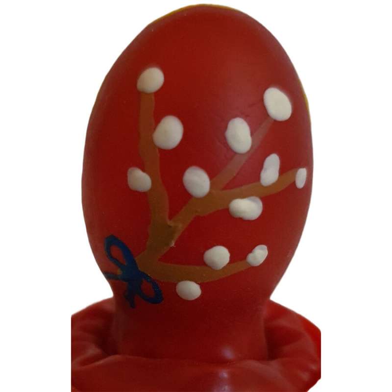 CONDOMERIE - HANDPAINTED NOVELTY CONDOMS EASTER EGG RED CONDOMERIE - HANDPAINTED NOVELTY CONDOMS EASTER EGG RED
