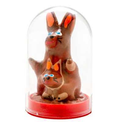CONDOMERIE - HANDPAINTED NOVELTY CONDOMS KANGAROO MODEL 1