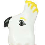 CONDOMERIE - HANDPAINTED NOVELTY CONDOMS PARROT WHITE