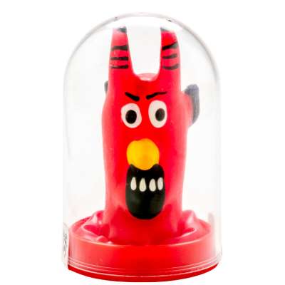CONDOMERIE - HANDPAINTED NOVELTY CONDOMS RED DEVIL