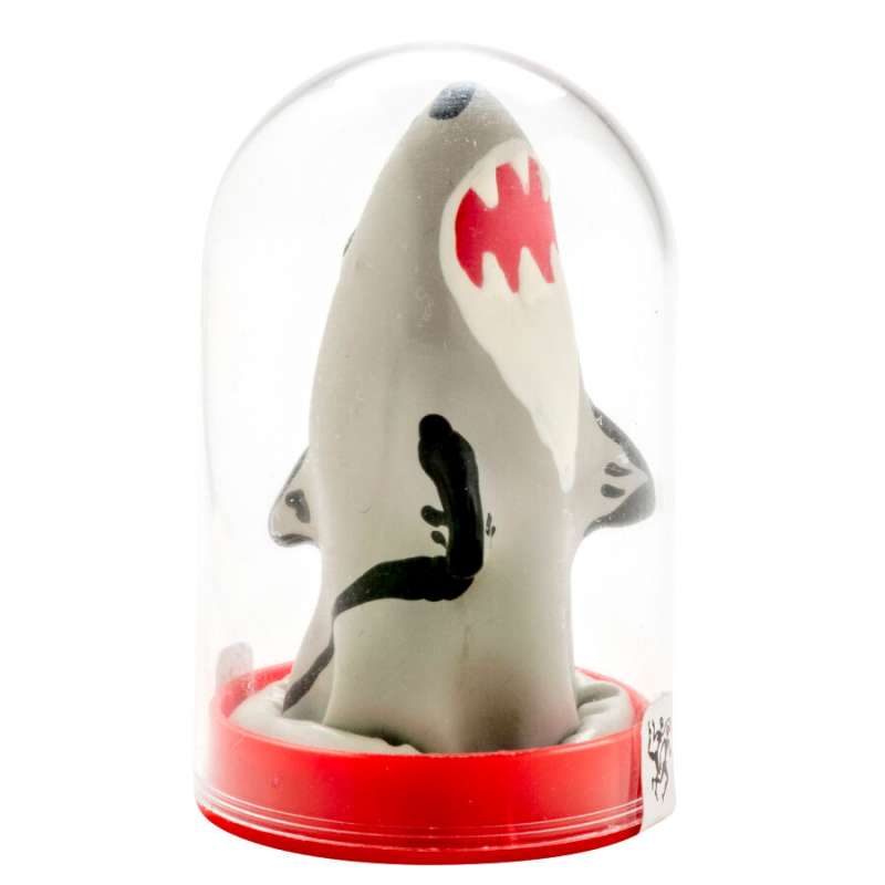 CONDOMERIE - HANDPAINTED NOVELTY CONDOMS SHARK MODEL 1