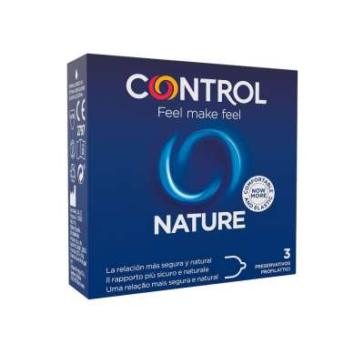 CONTROL - ADAPTA NATURE CONDOMS 3 UNITS CONTROL - ADAPTA NATURE CONDOMS 3 UNITS