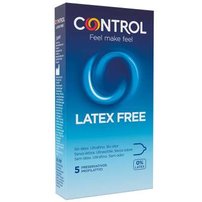 CONTROL - FREE SIN LATEX CONDOMS 5 UNITS CONTROL - FREE SIN LATEX CONDOMS 5 UNITS