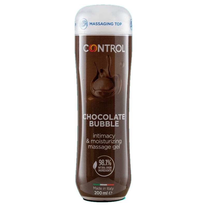 CONTROL - MASSAGE GEL 3 IN 1 CHOCOLATE BUBBLE 200 ML CONTROL - MASSAGE GEL 3 IN 1 CHOCOLATE BUBBLE 200 ML