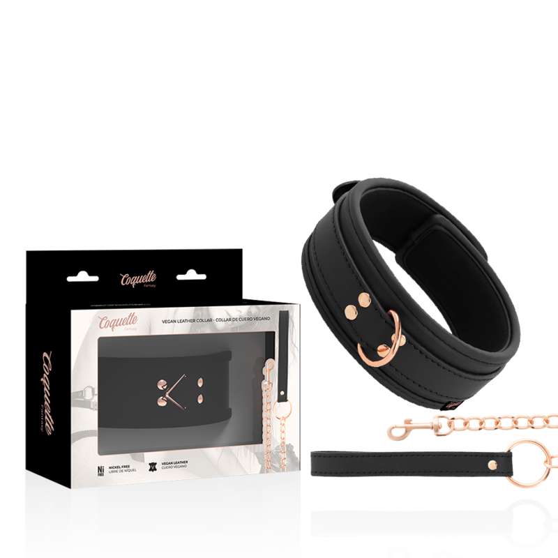 COQUETTE CHIC DESIRE - FANTASY VEGAN LEATHER COLLAR WITH NEOPRENE LINING COQUETTE CHIC DESIRE - FANTASY VEGAN LEATHER COLLAR WITH NEOPRENE LINING