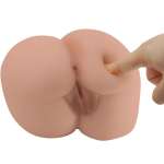CRAZY BULL - BERNACE ASS VIBRATOR WITH REALISTIC VAGINA AND ANUS FLESH REMOTE CONTROL