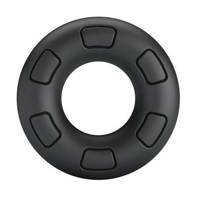 CRAZY BULL - BERTRAM SUPER SOFT SILICONE COCK RING BLACK