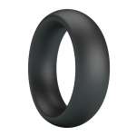 CRAZY BULL - ELIO SILICONE COCK RING BLACK