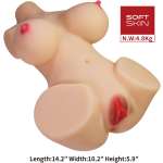 CRAZY BULL - EMMA REALISTIC FEMALE TORSO VAGINA AND ANAL 4.8 KG