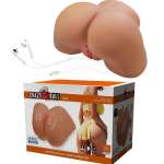 CRAZY BULL - ILANA REALISTIC FEMALE BUTT VIBRATOR AND SUCKER WITH SOUND 6.8 KG