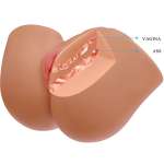 CRAZY BULL - ILANA REALISTIC FEMALE BUTT VIBRATOR AND SUCKER WITH SOUND 6.8 KG