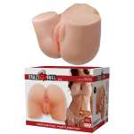 CRAZY BULL - JULIA XXL DOUBLE VAGINAL AND ANAL VIBRATING MASTURBATOR FLESH
