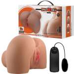 CRAZY BULL - MILA VIBRATOR BUTT WITH REALISTIC VAGINA AND ANUS CONTROL REMOTO