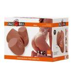 CRAZY BULL - REALISTIC FEMALE TORSO MASTURBATOR DUAL ENTRY WITH VIBRATION AND SUCTION NATURAL COLOR