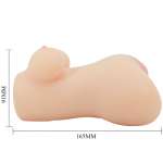 CRAZY BULL - REALISTIC VAGINA AND ANUS HANNAH VIBRATOR