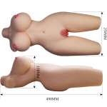 CRAZY BULL - TIFFANY REALISTIC FEMALE TORSO VAGINA AND ANAL 5.5 KG