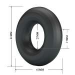 CRAZY BULL - URBAN SUPER SOFT SILICONE COCK RING BLACK