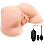 CRAZY BULL - VAGINA AND ANUS WITH REALISTIC MESH WITH VIBRATION
