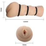 CRAZY BULL - VAGINA MASTURBATOR WITH RINGS