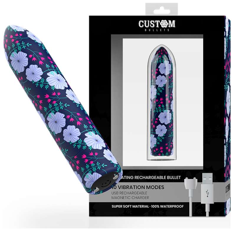 CUSTOM BULLETS - SPRING MAGNETIC BULLET 10 INTENSITIES CUSTOM BULLETS - SPRING MAGNETIC BULLET 10 INTENSITIES