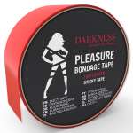DARKNESS - Adhesive punainen bondage Tape 15M