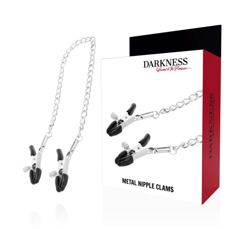 DARKNESS - ADJUSTABLE NIPPLE CLAMPS METAL DARKNESS - ADJUSTABLE NIPPLE CLAMPS METAL