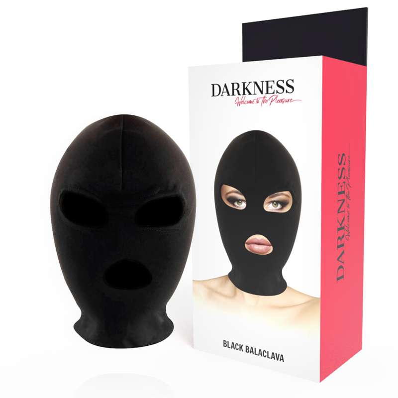 DARKNESS - BDSM SUBMISSION MASK MOUTH AND EYES BLACK DARKNESS - BDSM SUBMISSION MASK MOUTH AND EYES BLACK