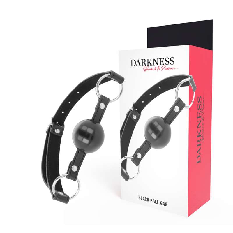 DARKNESS - BLACK BALL GAG DARKNESS - BLACK BALL GAG