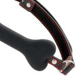 DARKNESS - BLACK BONE SILICONE GAG
