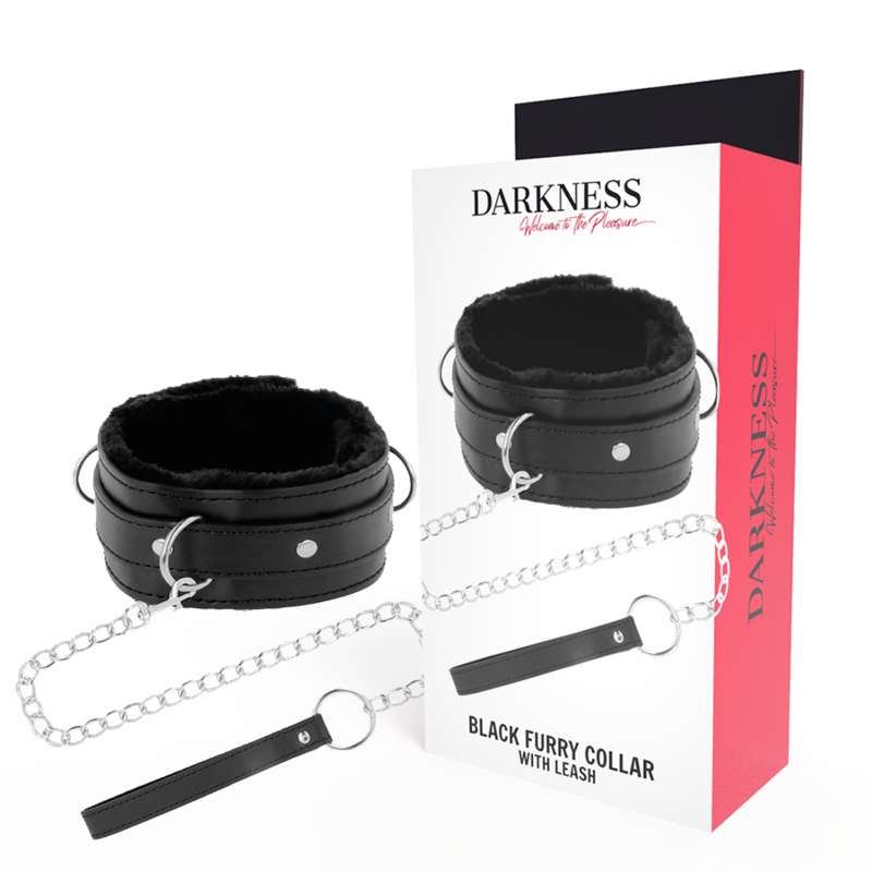 DARKNESS - COMFORTABLE POSTURE NECKLACE WITH LEATHER CHAIN DARKNESS - COMFORTABLE POSTURE NECKLACE WITH LEATHER CHAIN