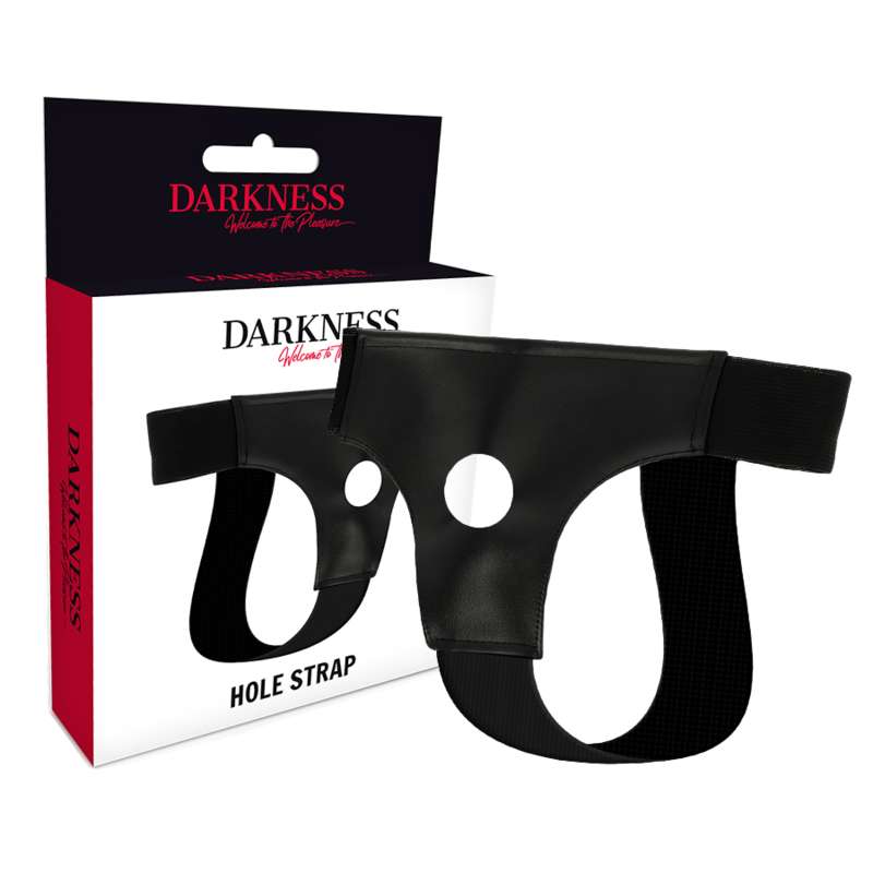 DARKNESS - HARNESS WITH HOLE ONE SIZE DARKNESS - HARNESS WITH HOLE ONE SIZE
