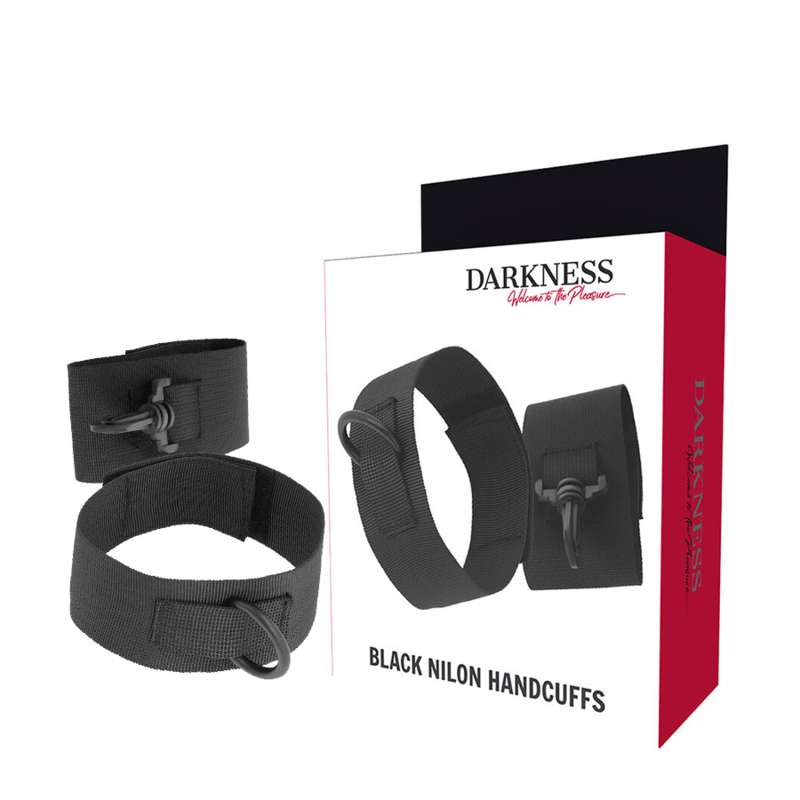 DARKNESS - NYLON HANDCUFFS FOR BEGINNERS DARKNESS - NYLON HANDCUFFS FOR BEGINNERS
